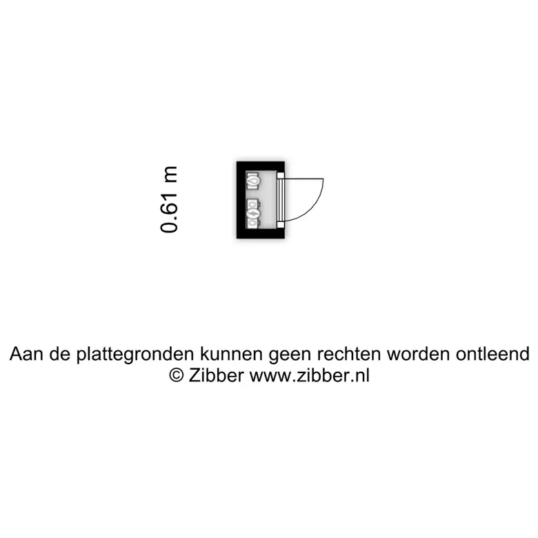 Plattegrond 4 van Peperstraat 86