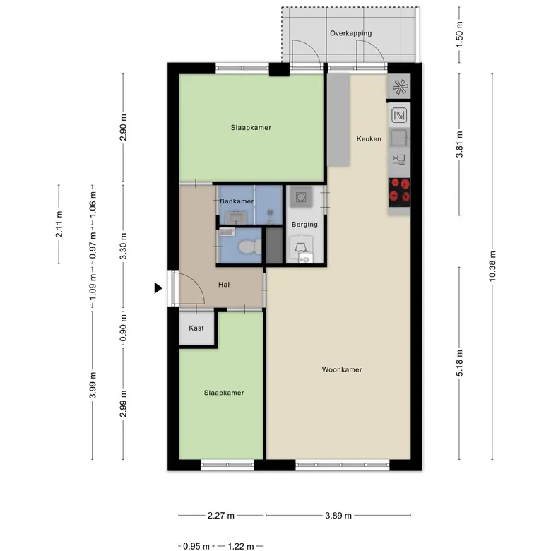 Plattegrond 2 van Peperstraat 86