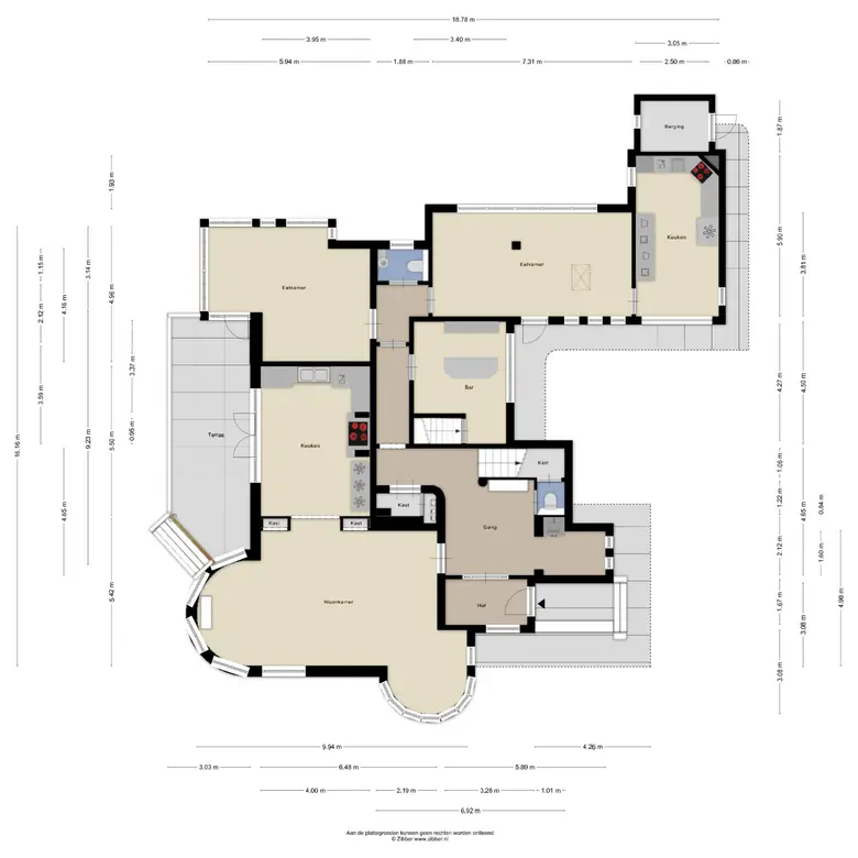 Plattegrond 2 van Vondellaan 34