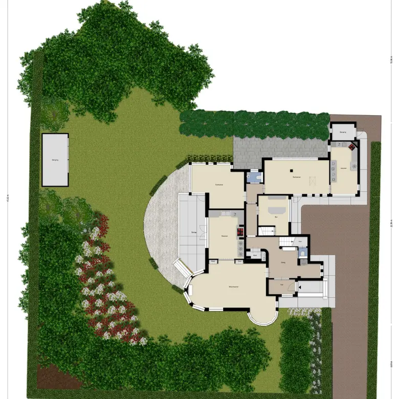 Plattegrond 1 van Vondellaan 34