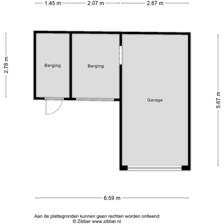 Plattegrond 5 van Dekkerstraat 42