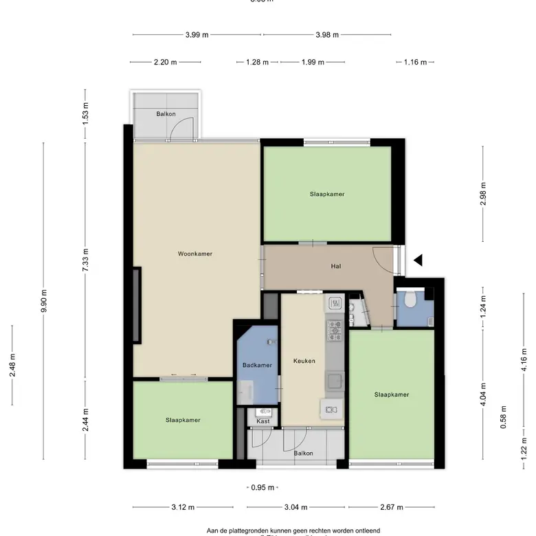 Plattegrond 1 van Laan van Blois 16