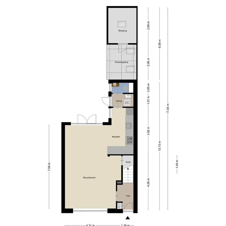 Plattegrond 2 van Arendsweg 79