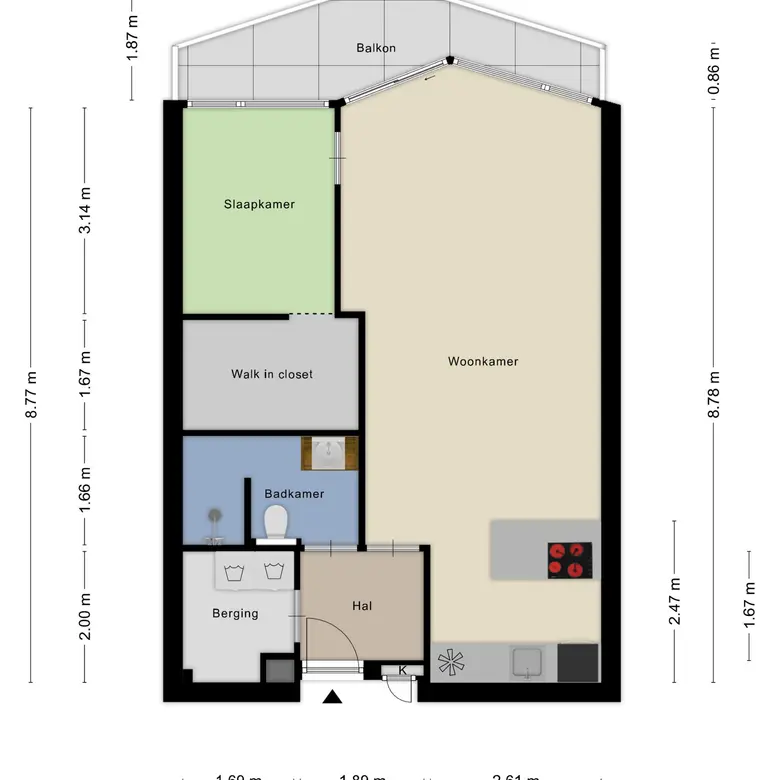 Plattegrond 1 van Beneluxlaan 525