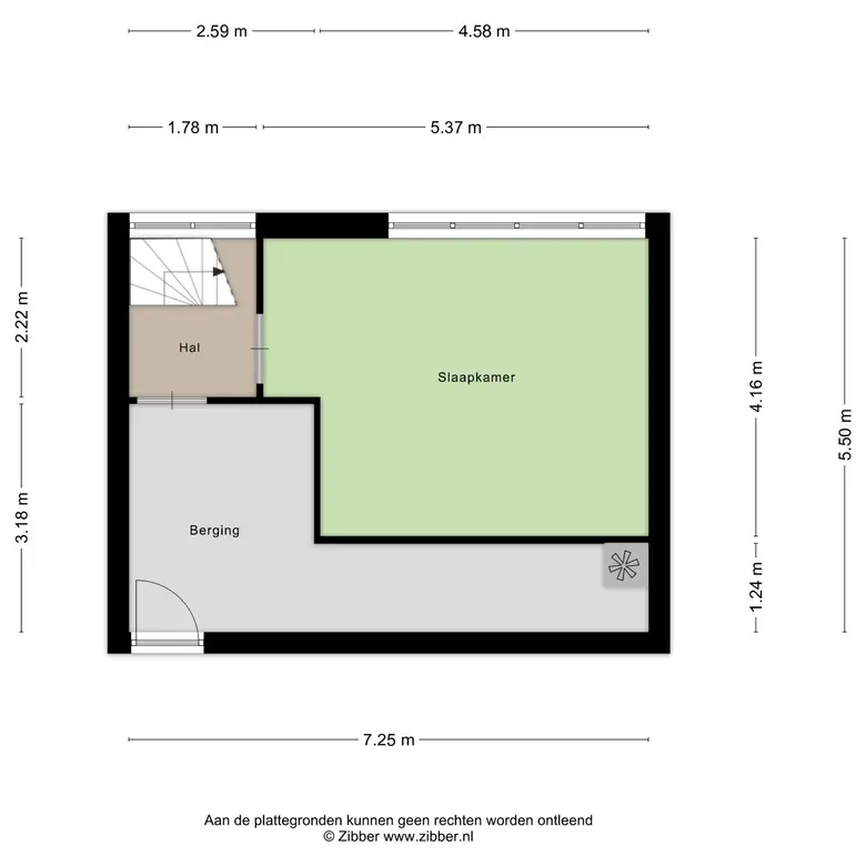 Plattegrond 2 van Laan der Nederlanden 66A