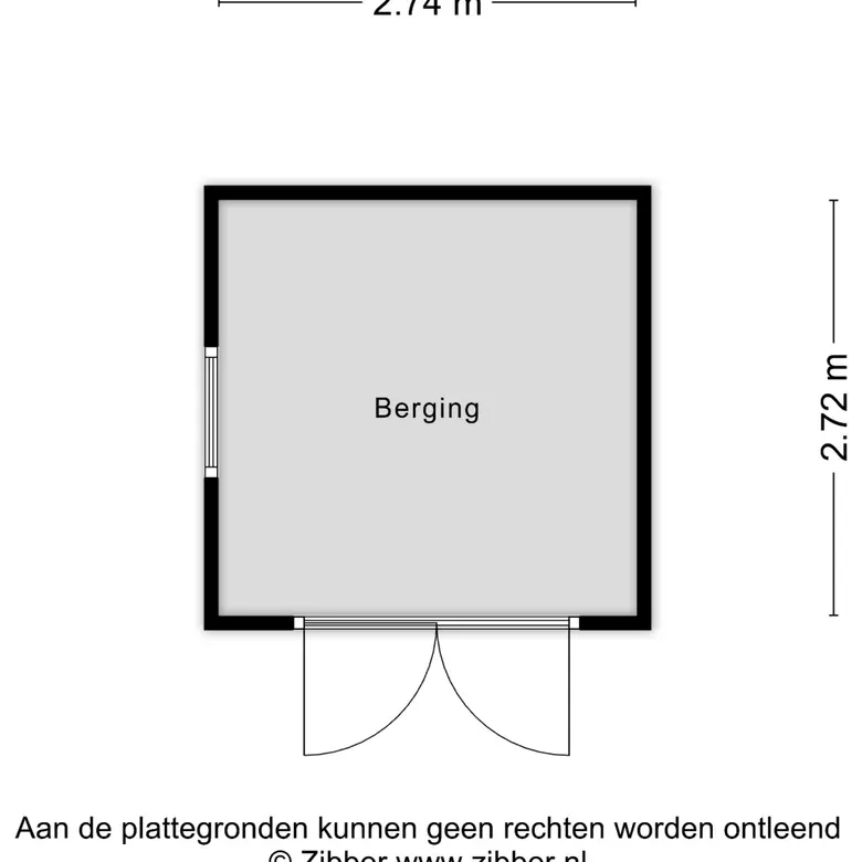 Plattegrond 6 van Watervlietstraat 39
