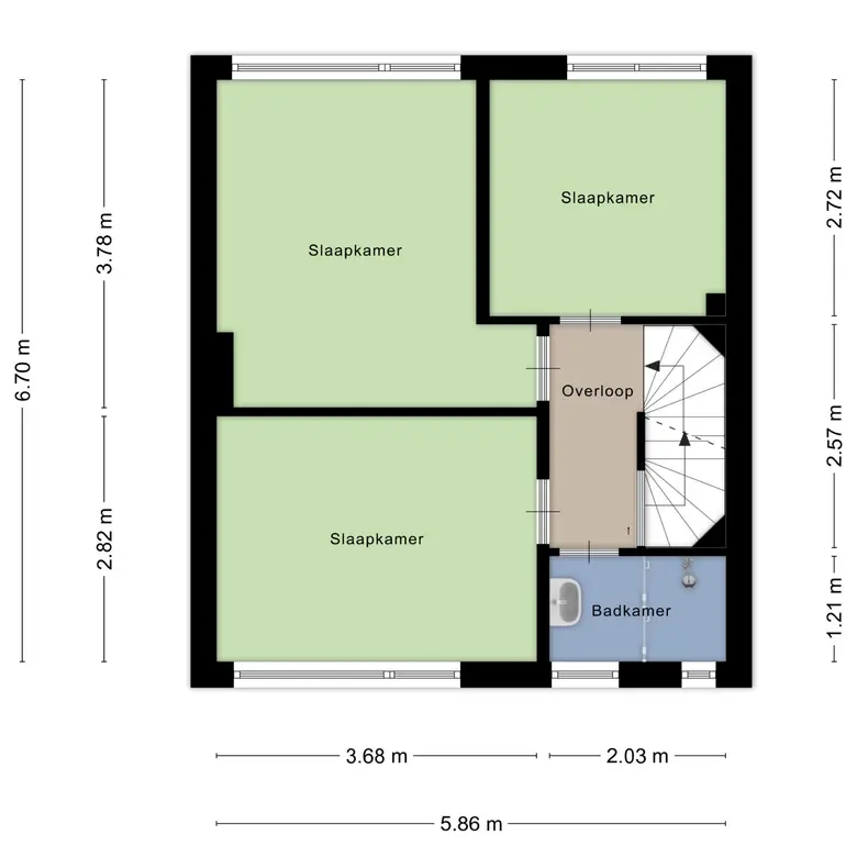 Plattegrond 3 van Peelstraat 18