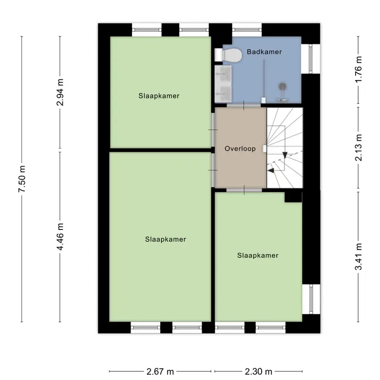 Plattegrond 3 van Koos Speenhofflaan 43
