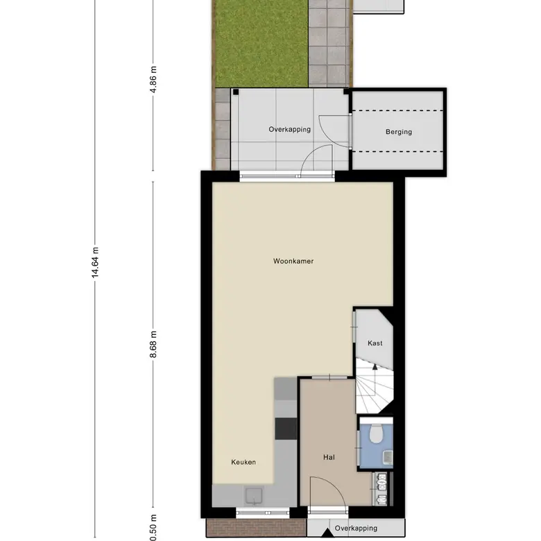 Plattegrond 1 van Brink 41