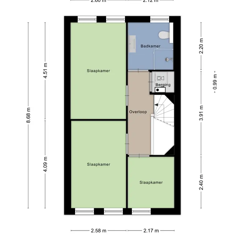 Plattegrond 3 van Brink 41