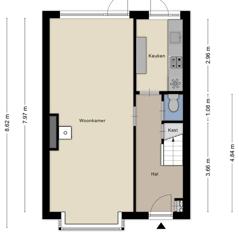 Plattegrond 2 van Kastanjelaan 7