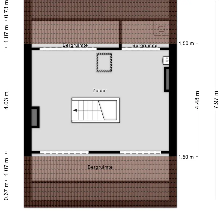Plattegrond 4 van Kastanjelaan 7