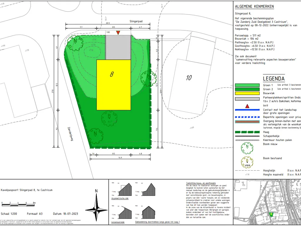 Slingerpad 8, bouwnummer 34, CASTRICUM