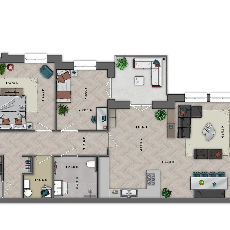 Plattegrond 1 van Bouwnummer 31