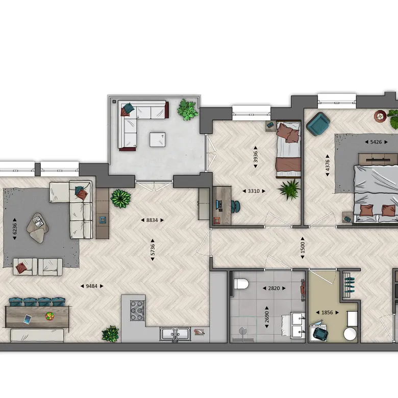 Plattegrond 1 van Bouwnummer 32