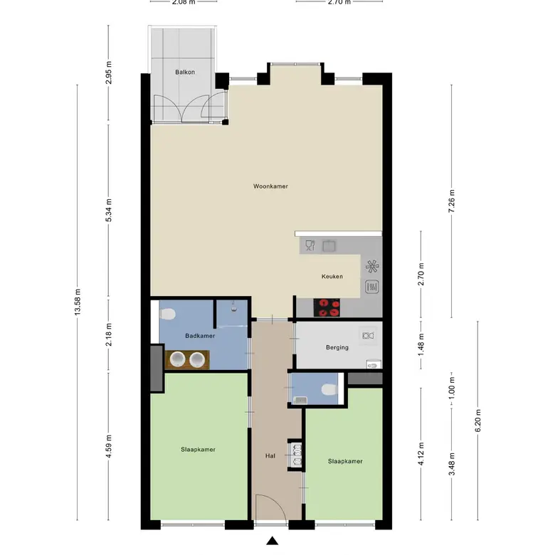 Plattegrond 1 van Bakkerspleintje 57