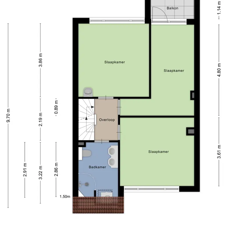 Plattegrond 3 van Droogbloem 1