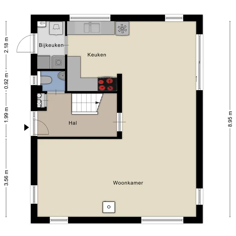 Plattegrond 2 van Grutto 49