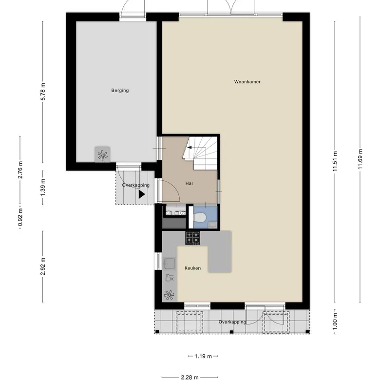 Plattegrond 2 van Duinakker 4