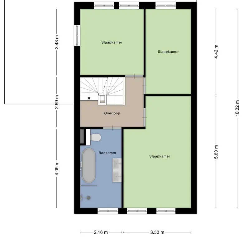 Plattegrond 3 van Duinakker 4