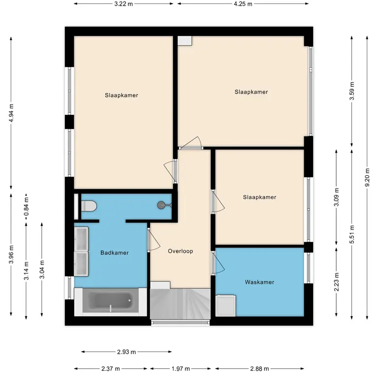 Plattegrond 3 van Kerckeven 3