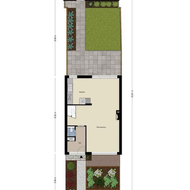 Plattegrond 1 van De Loet 7