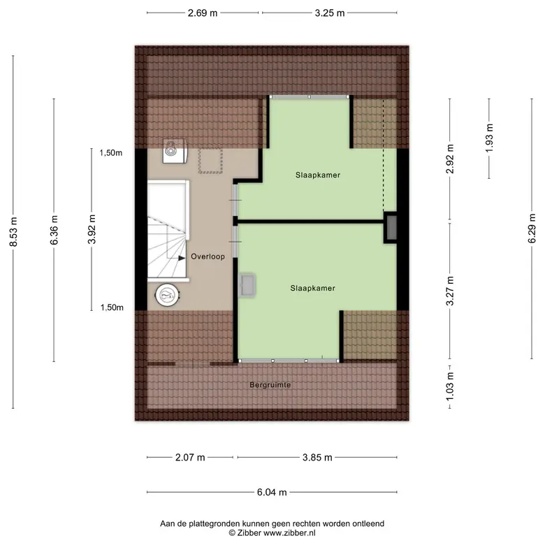 Plattegrond 4 van Rooseveltlaan 11