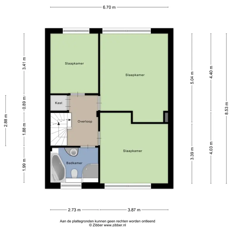 Plattegrond 3 van Wisseven 6