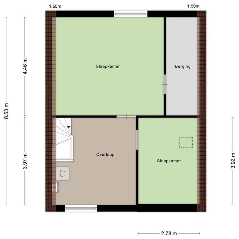 Plattegrond 4 van Wisseven 6
