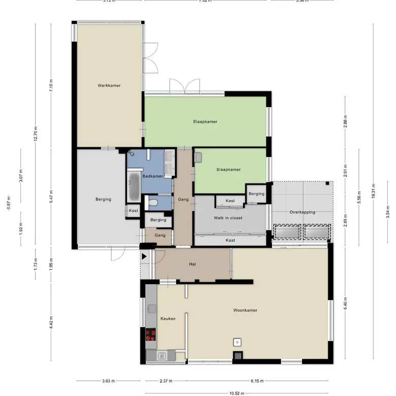 Plattegrond 2 van Heereweg 71