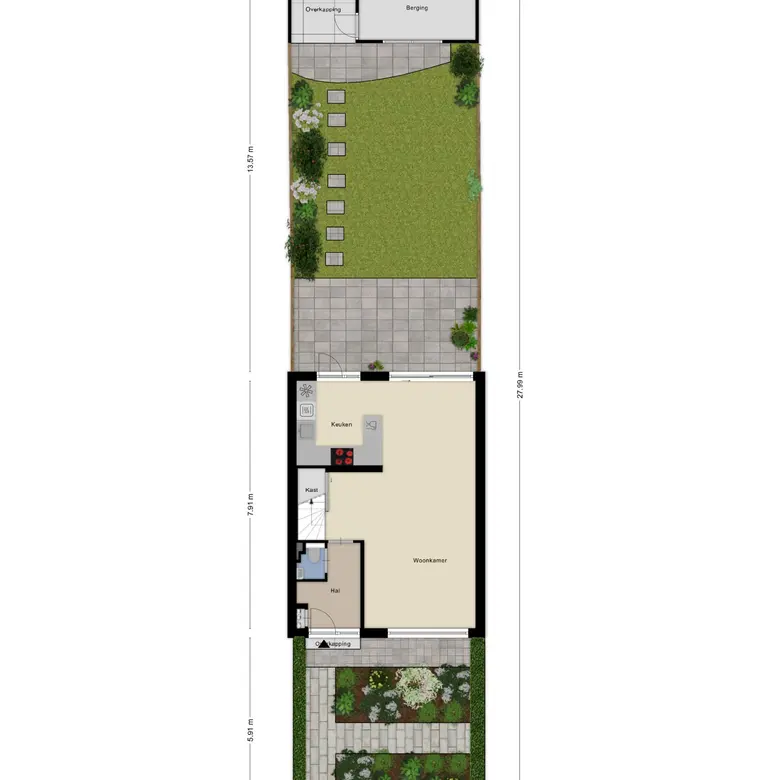 Plattegrond 2 van Dag Hammarskjöldlaan 8