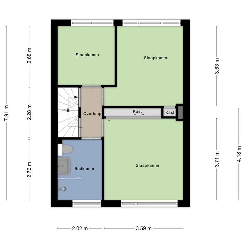 Plattegrond 4 van Dag Hammarskjöldlaan 8