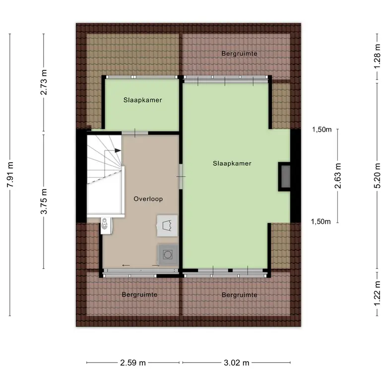 Plattegrond 5 van Dag Hammarskjöldlaan 8