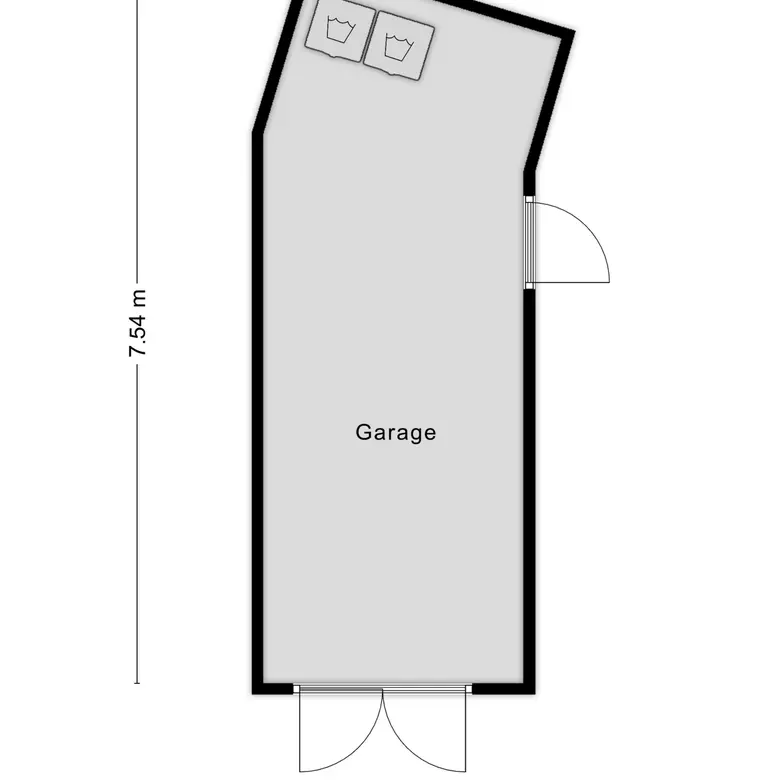 Plattegrond 5 van Ruiterweg 59