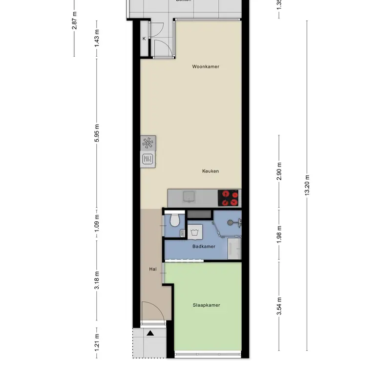 Plattegrond 1 van C.F. Smeetslaan 45