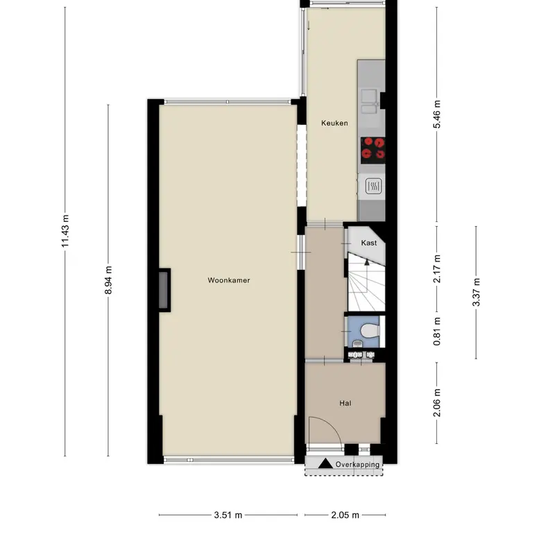 Plattegrond 2 van Oranjelaan 31