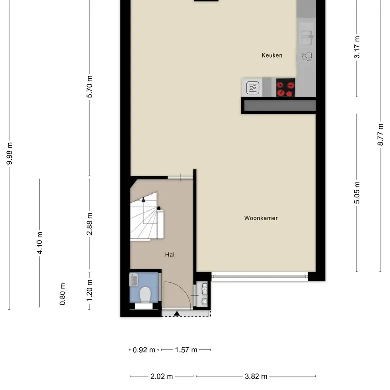 Plattegrond 2 van Zwanebloem 7