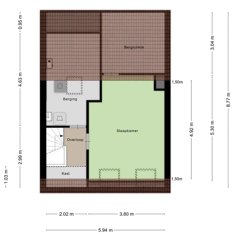 Plattegrond 4 van Zwanebloem 7