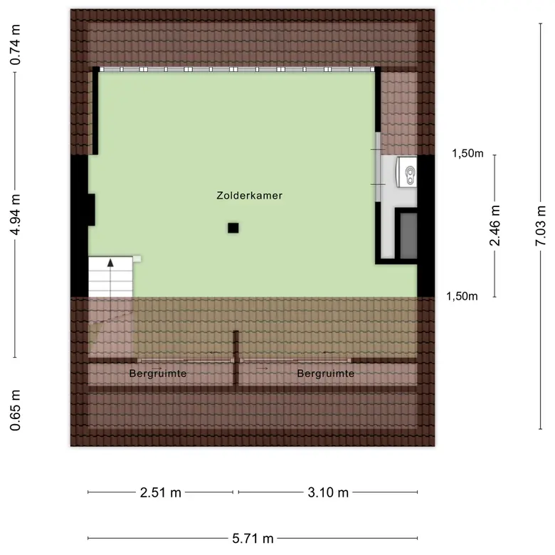 Plattegrond 4 van J.J. van Nesstraat 1
