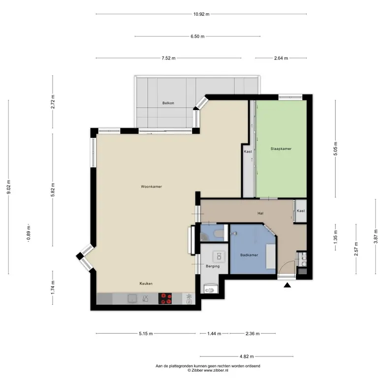 Plattegrond 1 van Petronella Voûtestraat 22