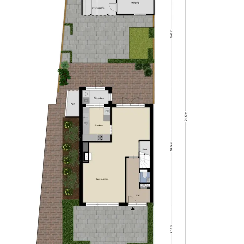 Plattegrond 1 van Henri Dunantsingel 108