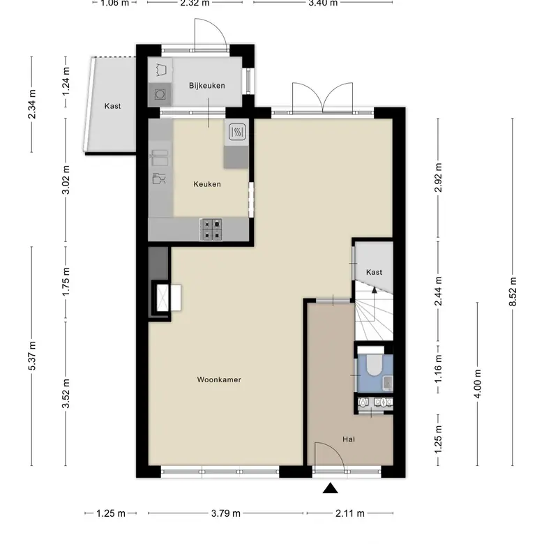 Plattegrond 2 van Henri Dunantsingel 108