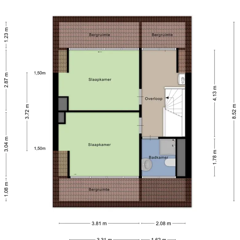 Plattegrond 4 van Henri Dunantsingel 108