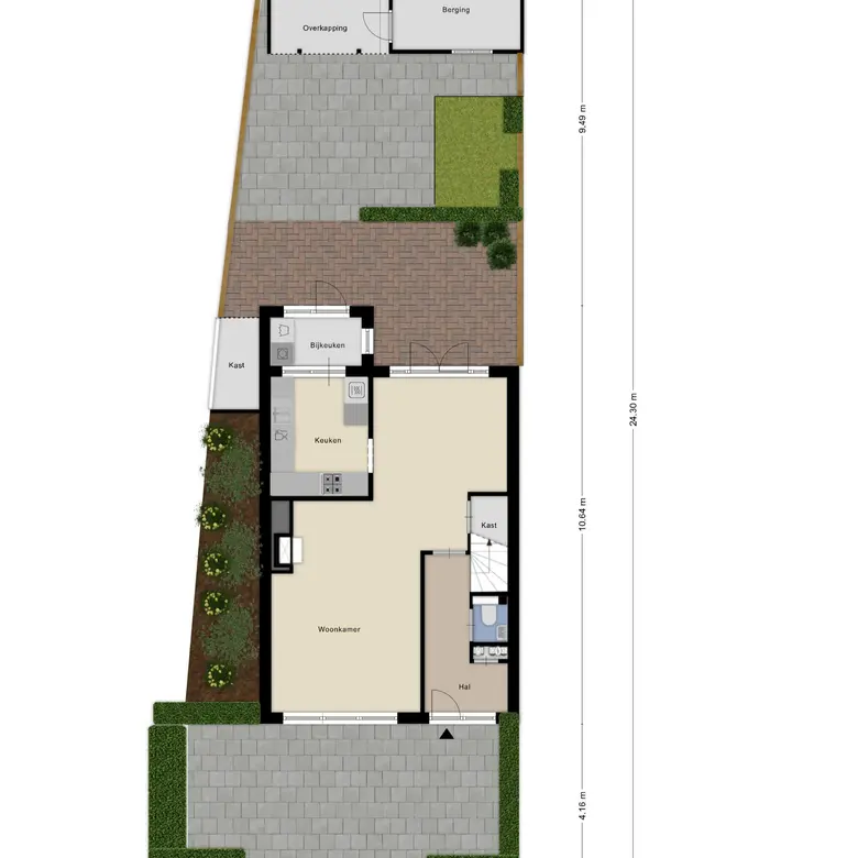 Plattegrond 1 van Henri Dunantsingel 108