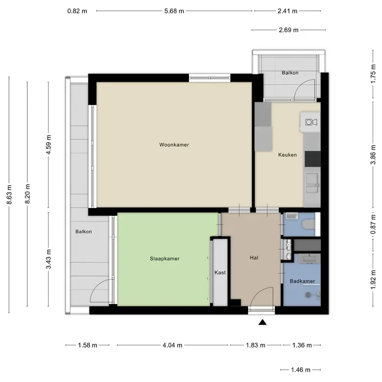 Plattegrond 1 van De Loet 236
