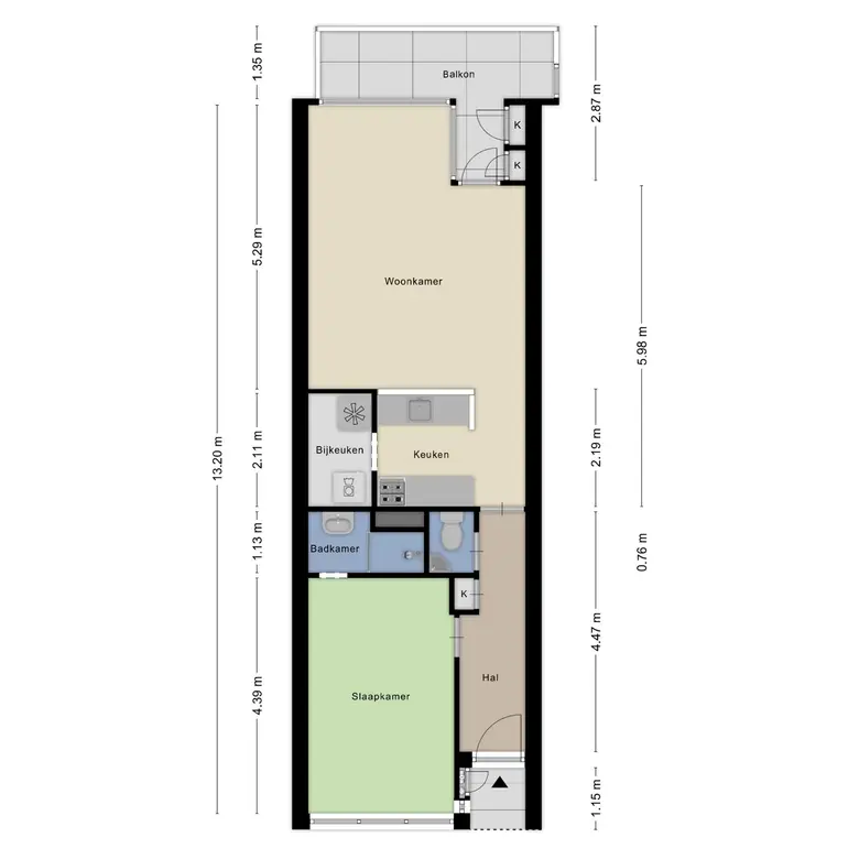 Plattegrond 1 van C.F. Smeetslaan 137