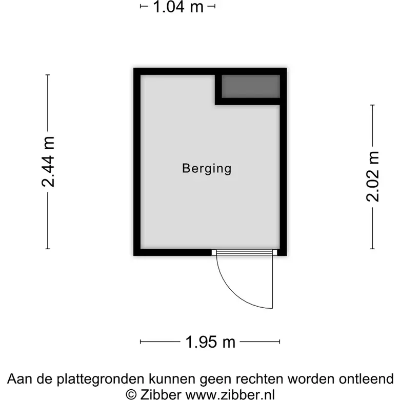 Plattegrond 2 van Sans Souci 56
