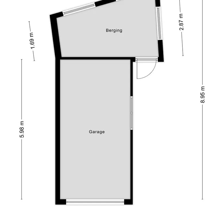 Plattegrond 5 van Van Bergenlaan 12