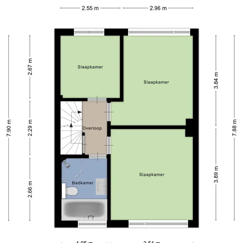 Plattegrond 3 van Nansenlaan 17