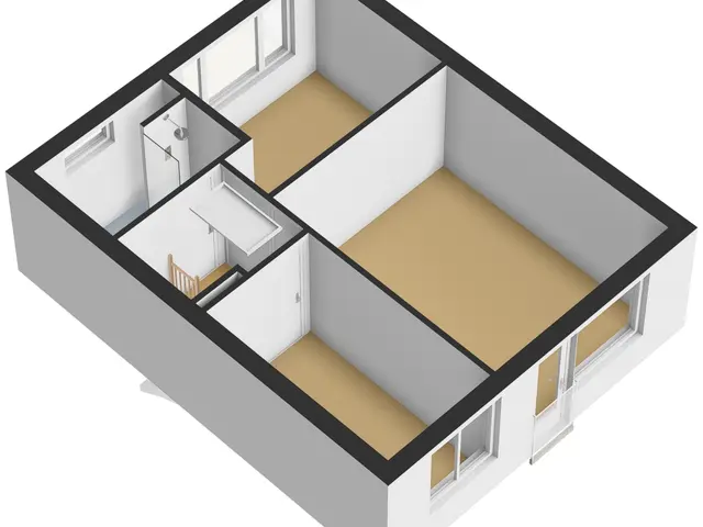 Plattegrond van De Hoogstraat 4